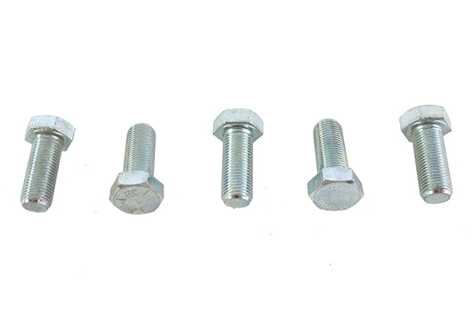 HARLEY Zinc Hex Cap Bolts 1/2 inch-20 x 1-1/4 inch fits 0-  All,