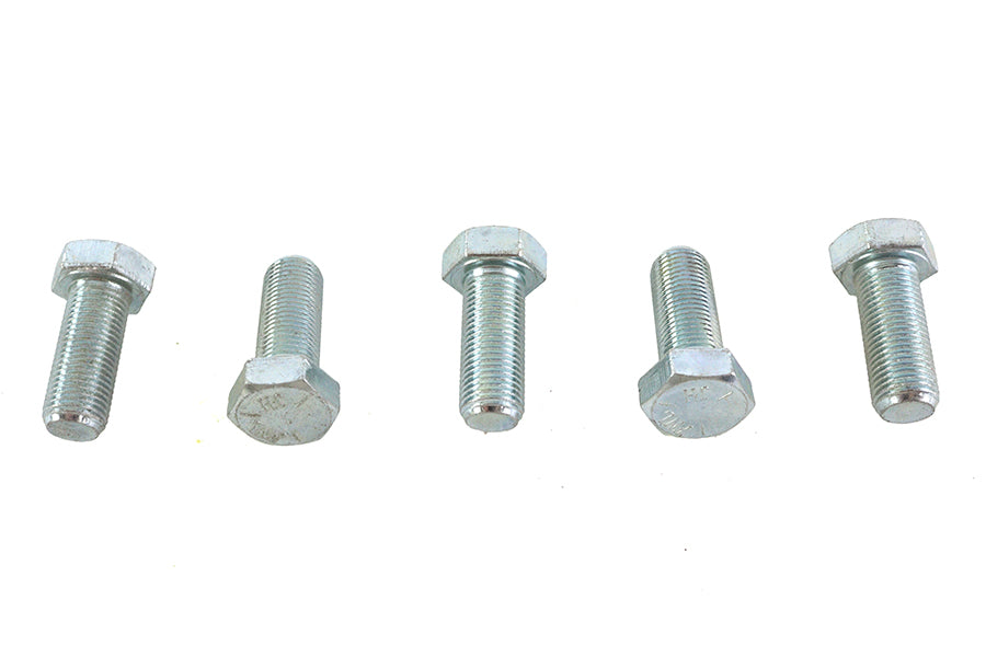HARLEY Zinc Hex Cap Bolts 1/2 inch-20 x 1-1/4 inch Fits 0-  All, models