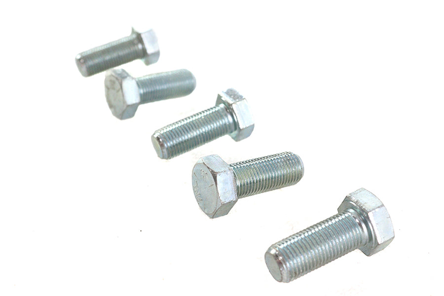 HARLEY Zinc Hex Cap Bolts 1/2 inch-20 x 1-1/4 inch Fits 0-  All, models