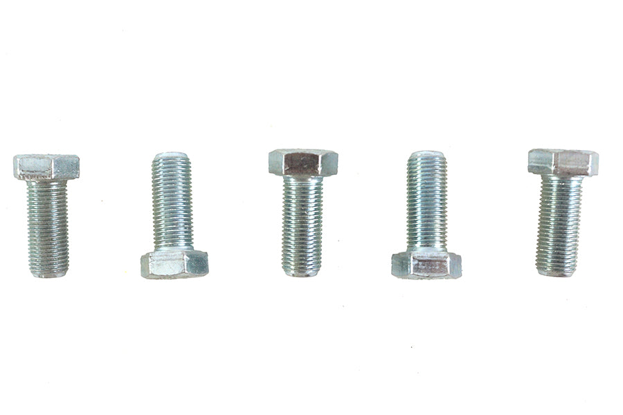 HARLEY Zinc Hex Cap Bolts 1/2 inch-20 x 1-1/4 inch Fits 0-  All, models
