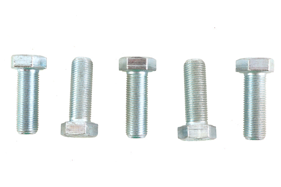 HARLEY Zinc Hex Cap Bolts 1/2 inch-20 x 1-1/2 inch Fits 0-  All, models