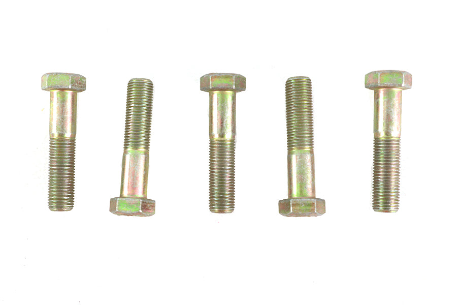 HARLEY Zinc Hex Cap Bolts 1/2 inch-20 x 2-1/4 inch Fits 0-  All, models