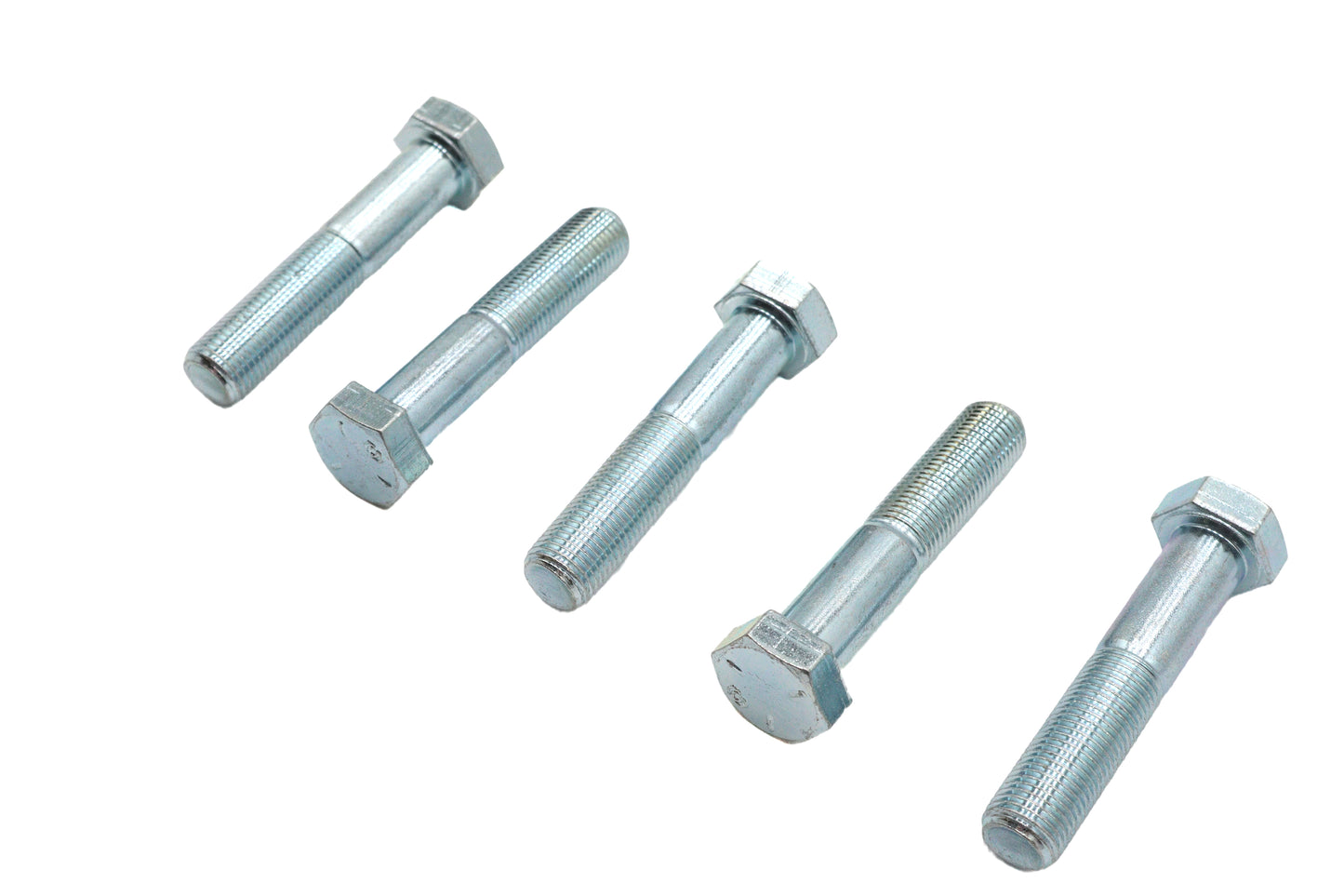 HARLEY Zinc Hex Cap Bolts 1/2 inch-20 x 2-1/2 inch Fits 0-  All, models