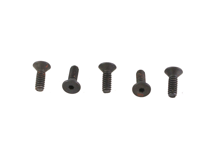 HARLEY Allen Flat Head Screws Black 6-32 x 7/16 inch Fits 0-  All, models