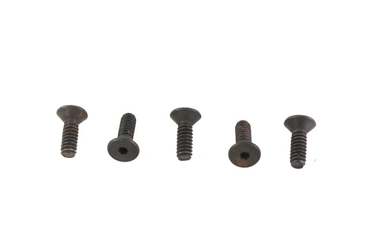 HARLEY Allen Flat Head Screws Black 6-32 x 7/16 inch Fits 0-  All, models
