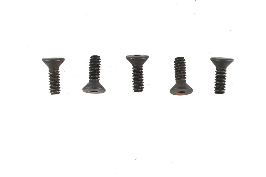 HARLEY Allen Flat Head Screws Black 6-32 x 7/16 inch Fits 0-  All, models