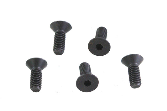 HARLEY Allen Flat Head Screws Black 5/16 inch-18 x 5/8 inch Fits 0-  All, models