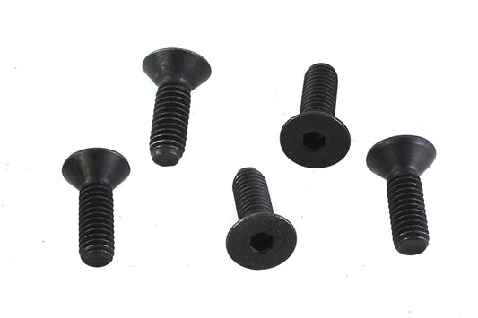 HARLEY Allen Flat Head Screws Black 5/16 inch-18 x 1 inch Fits 0-  All, models