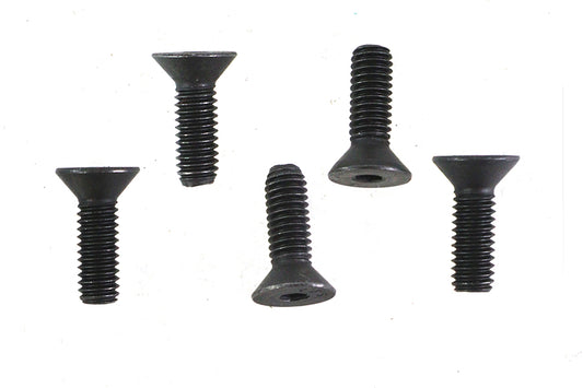 HARLEY Allen Flat Head Screws Black 5/16 inch-18 x 1 inch Fits 0-  All, models