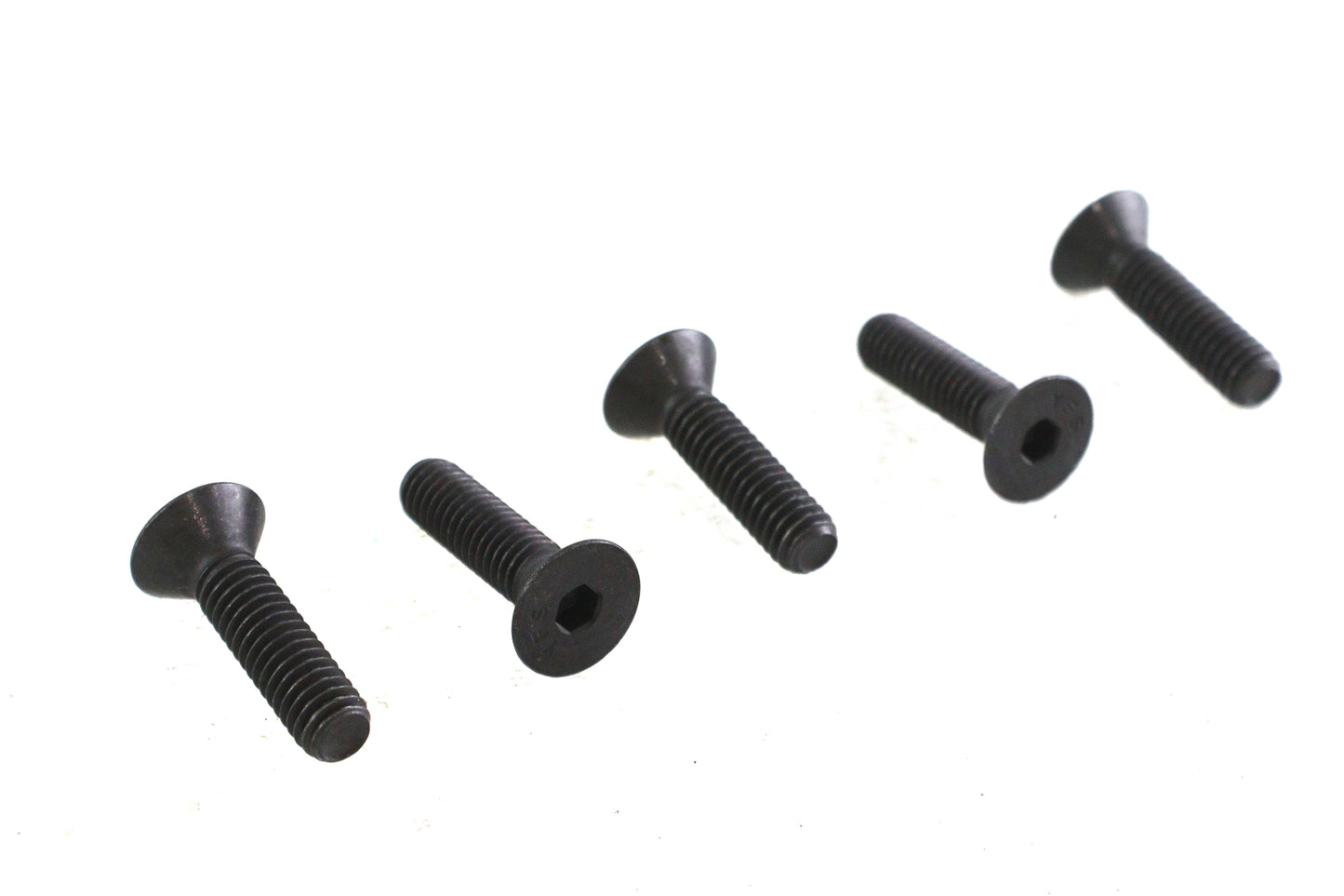 HARLEY Allen Flat Head Screws Black 5/16 inch-18 x 1-1/4 inch Fits 0-  All, models