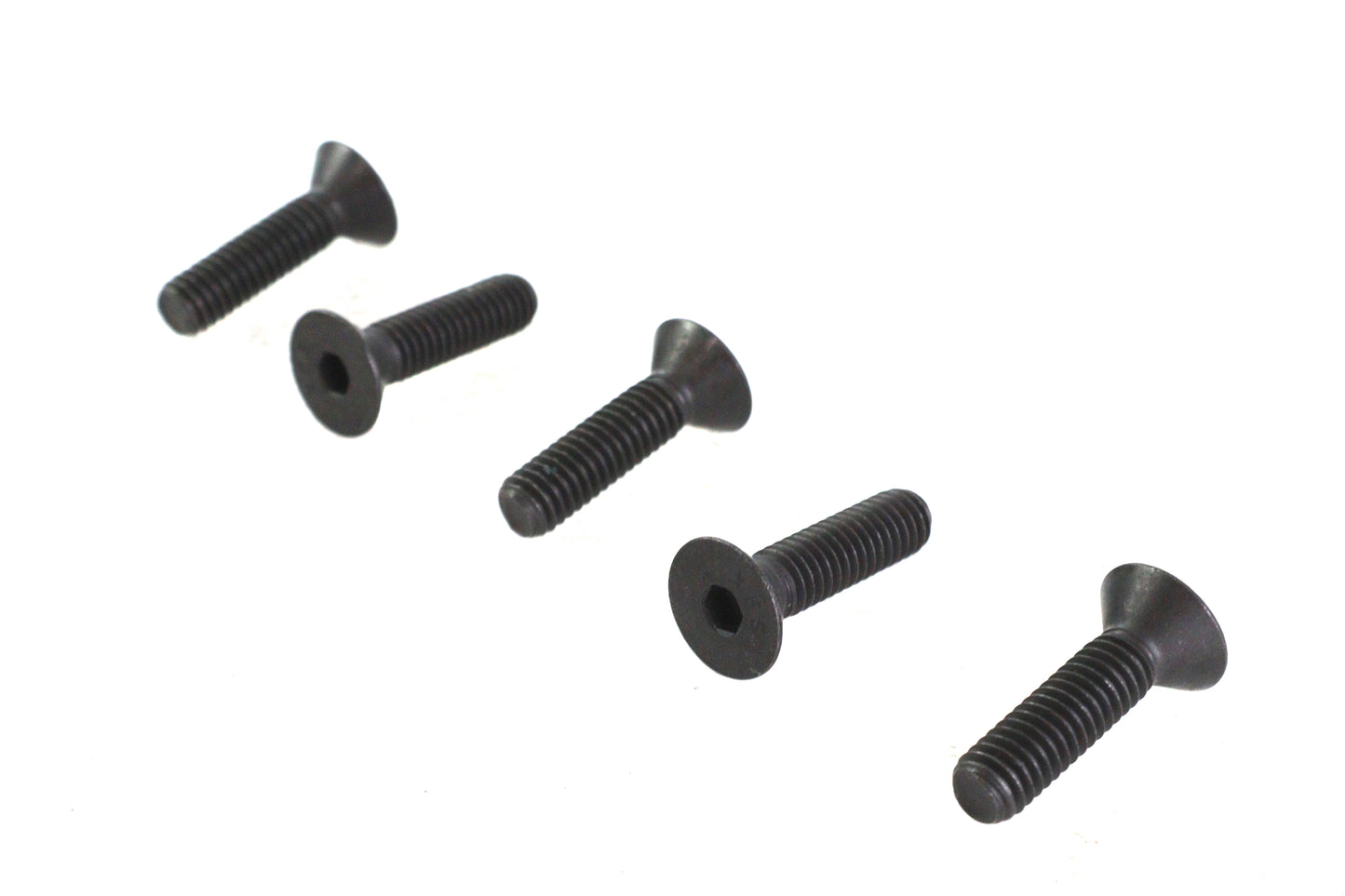 HARLEY Allen Flat Head Screws Black 5/16 inch-18 x 1-1/4 inch Fits 0-  All, models