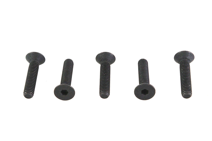 HARLEY Allen Flat Head Screws Black 5/16 inch-18 x 1-1/2 inch Fits 0-  All, models