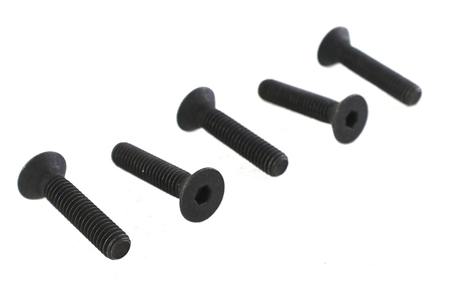 HARLEY Allen Flat Head Screws Black 5/16 inch-18 x 1-1/2 inch Fits 0-  All, models