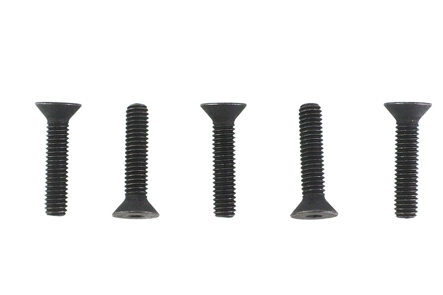 HARLEY Allen Flat Head Screws Black 5/16 inch-18 x 1-1/2 inch Fits 0-  All, models