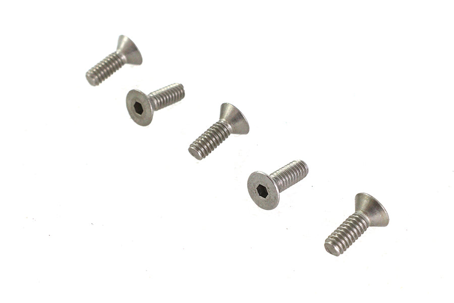 HARLEY Allen Flat Head Screws Stainless Steel Fits 0-  All, models
