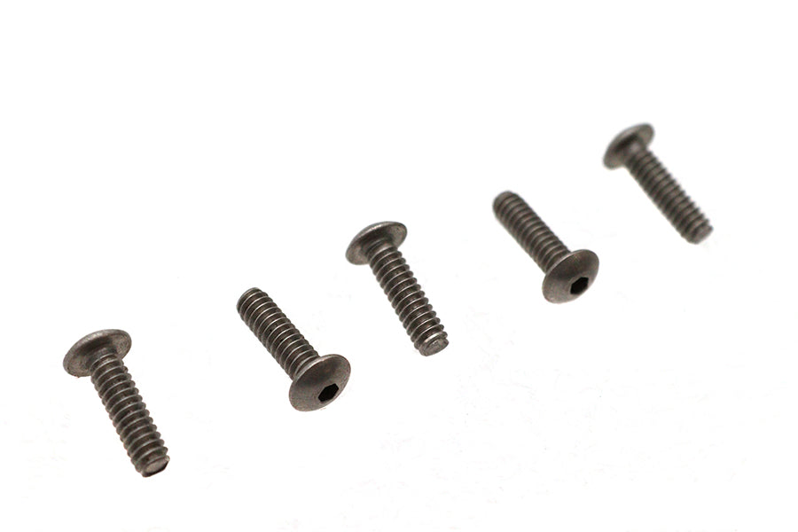 HARLEY Allen Button Head Screws Stainless Steel 6-32 inch X 1/2 inc Fits 0-  All, models
