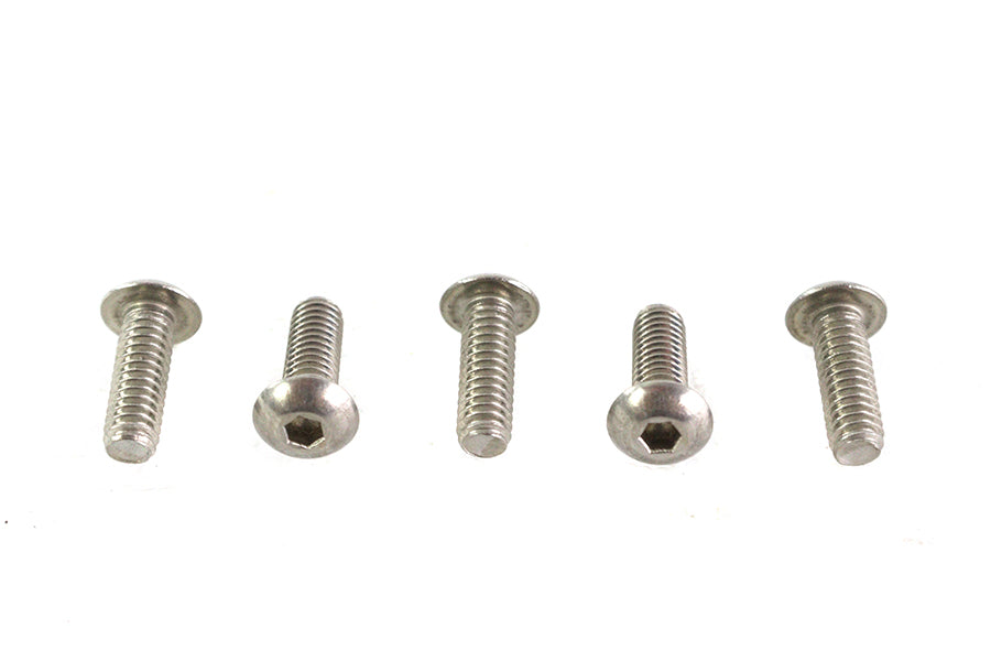 HARLEY Allen Button Head Screws Stainless Steel 8-32 inch X 1/2 inc Fits 0-  All, models