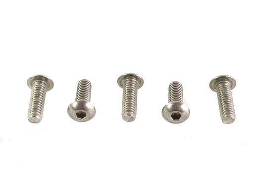 HARLEY Allen Button Head Screws Stainless Steel 8-32 inch X 1/2 inc Fits 0-  All, models