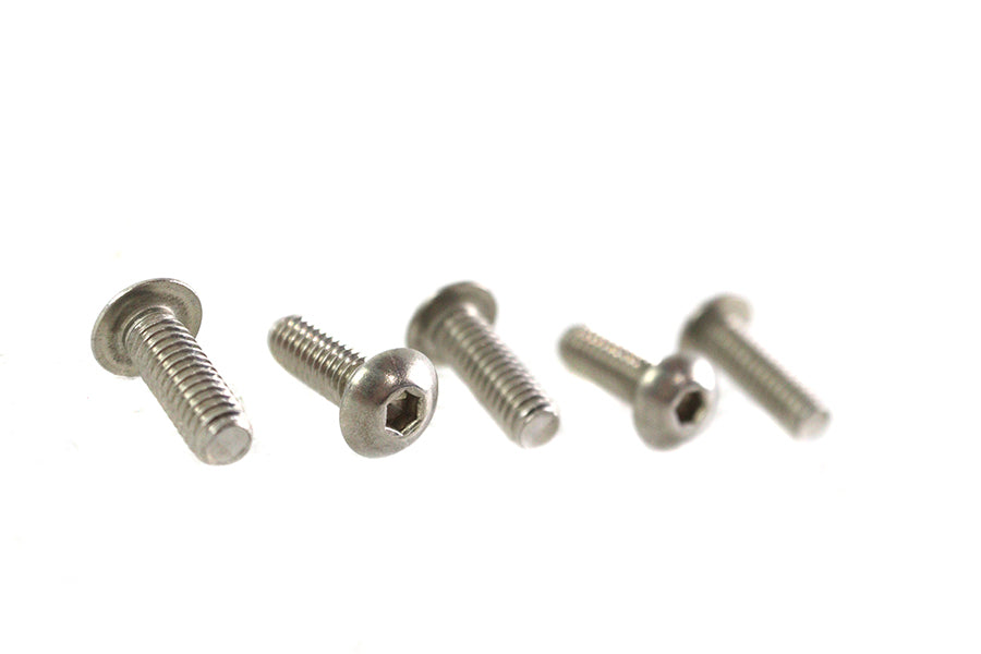 HARLEY Allen Button Head Screws Stainless Steel 8-32 inch X 1/2 inc Fits 0-  All, models