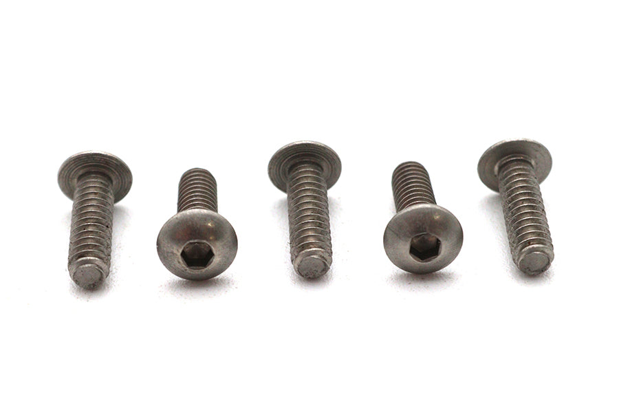 HARLEY Allen Button Head Screws Stainless Steel 10-24 inch X 5/8 in Fits 0-  All, models