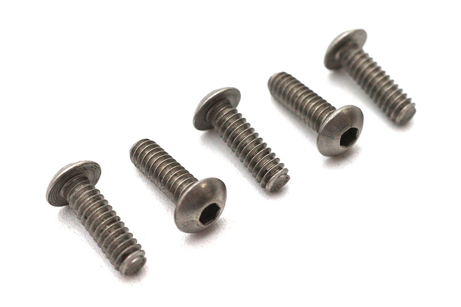 HARLEY Allen Button Head Screws Stainless Steel 10-24 inch X 5/8 in Fits 0-  All, models