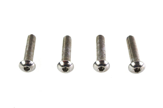 HARLEY Allen Button Head Screws Stainless Steel 10-24 inch X 3/4 in Fits 0-  All, models
