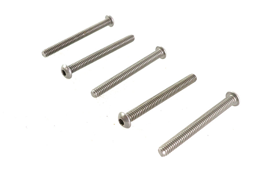 HARLEY Allen Button Head Screws Stainless Steel 1/4-20 X 2-1/2 inch Fits 0-  All, models