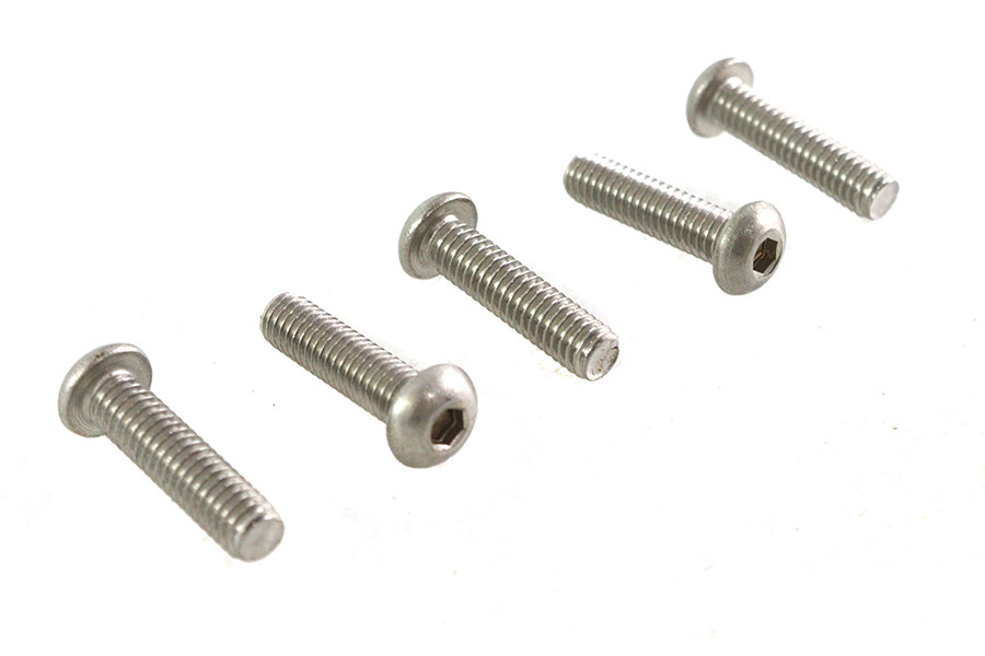 HARLEY Allen Button Head Screws Stainless Steel 5/16-18 X 1-1/4 inc Fits 0-  All, models