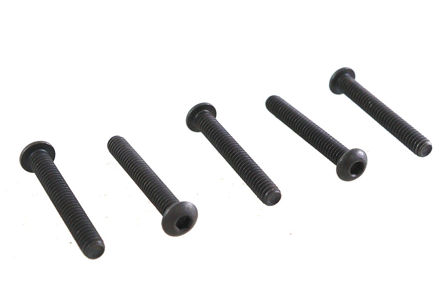 HARLEY Allen Button Head Screws Black 1/4-20 X 1-3/4 inch Fits 0-  All, models