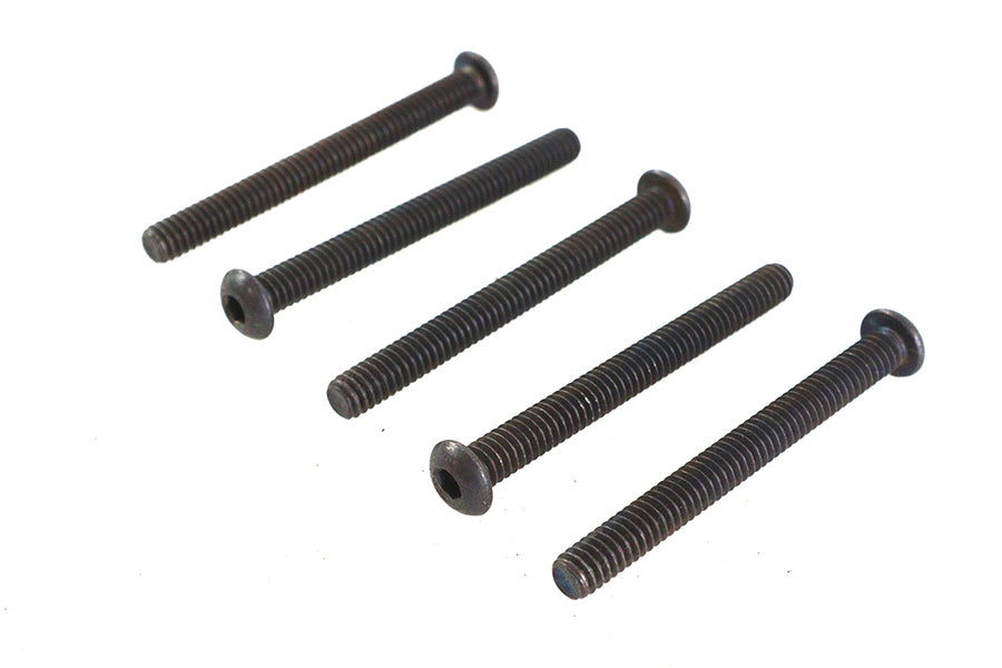 ハーレー用ボタンヘッドスクリュー 黒 1/4-20 X 2-1/2インチ 全モデル対応