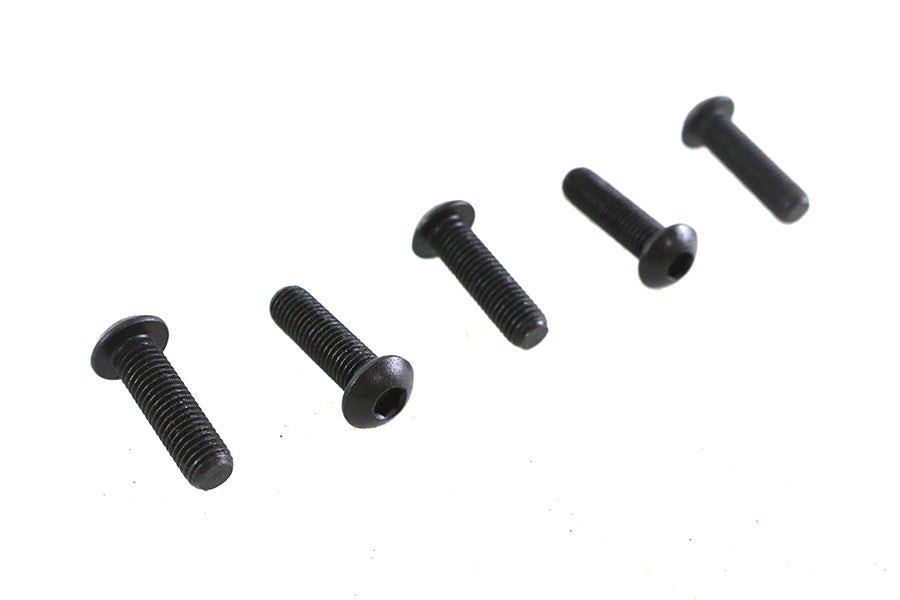 HARLEY Allen Button Head Screws Black 1/4-28 X 7/8 inch Fits 0-  All, models