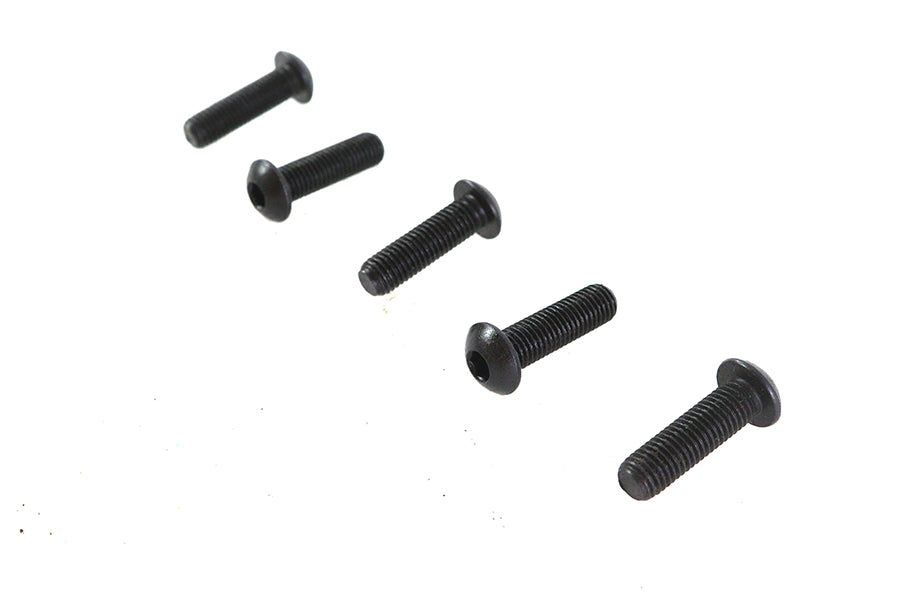 HARLEY Allen Button Head Screws Black 1/4-28 X 7/8 inch Fits 0-  All, models