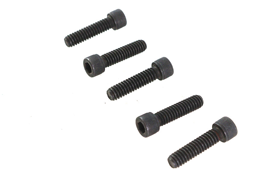 HARLEY 1/4 inch-20 x 1/2 inch Allen Socket Cap Screw Black Fits 0-  All, models
