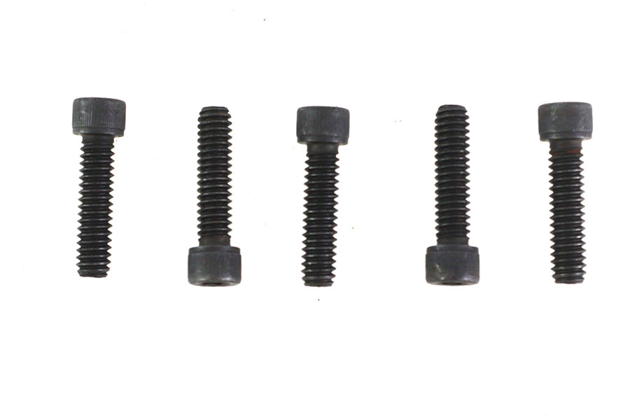 HARLEY 1/4 inch-20 x 1/2 inch Allen Socket Cap Screw Black Fits 0-  All, models