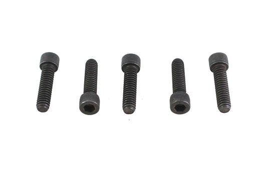 HARLEY 1/4 inch-20 X 1 inch Allen Socket Cap Screw Black Fits 0-  All, models