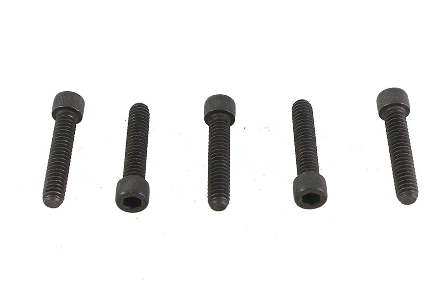 HARLEY 1/4 inch-20 x 1-1/4 inch Allen Socket Cap Screw Black Fits 0-  All, models