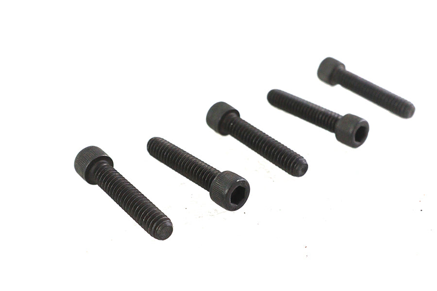 HARLEY 1/4 inch-20 x 1-1/4 inch Allen Socket Cap Screw Black Fits 0-  All, models