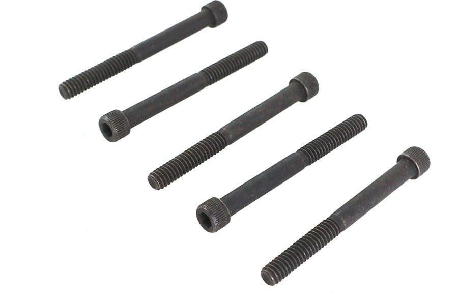 HARLEY 1/4 inch-20 x 2-1/2 inch Allen Socket Cap Screw Black Fits 0-  All, models