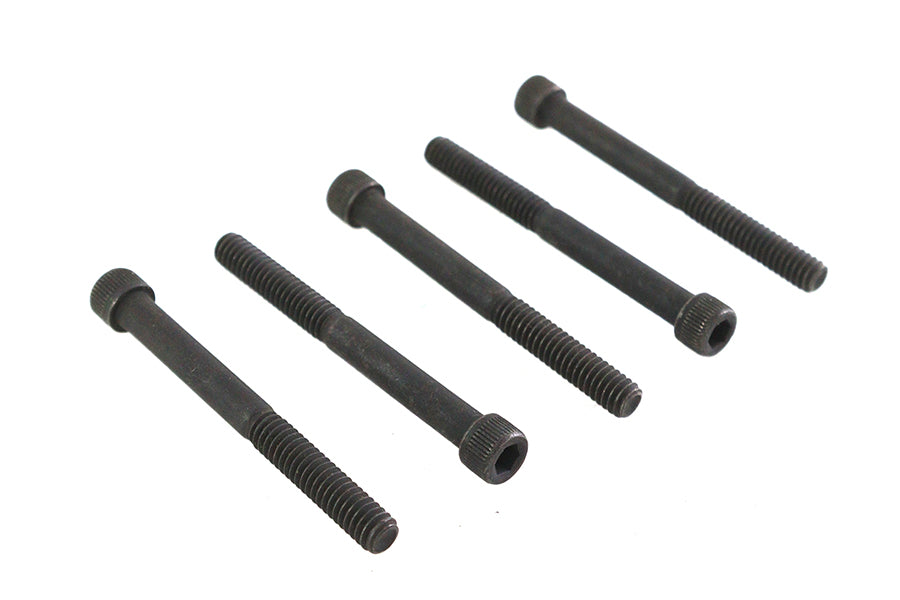HARLEY 1/4 inch-20 x 2-1/2 inch Allen Socket Cap Screw Black Fits 0-  All, models