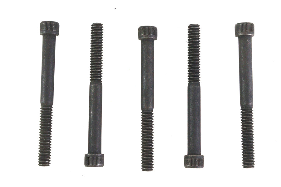 HARLEY 1/4 inch-20 x 2-1/2 inch Allen Socket Cap Screw Black Fits 0-  All, models