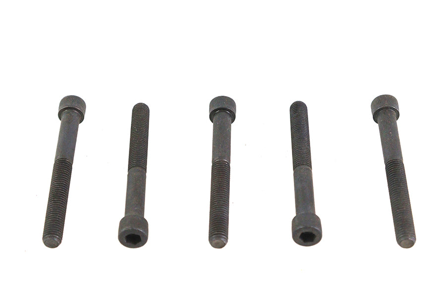 HARLEY 1/4 inch-28 X 2-1/4 inch Allen Socket Cap Screw Black Fits 0-  All, models