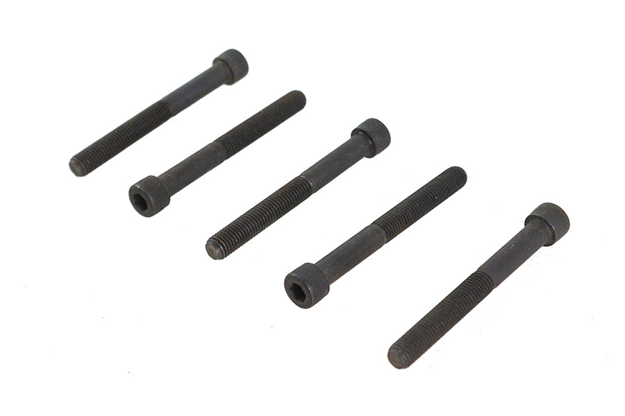 HARLEY 1/4 inch-28 X 2-1/4 inch Allen Socket Cap Screw Black Fits 0-  All, models