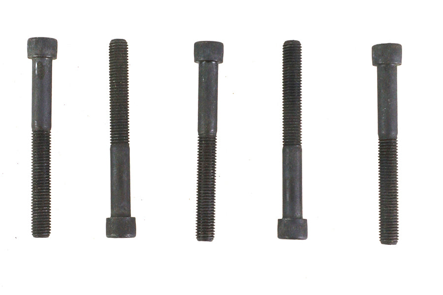 HARLEY 1/4 inch-28 X 2-1/4 inch Allen Socket Cap Screw Black Fits 0-  All, models