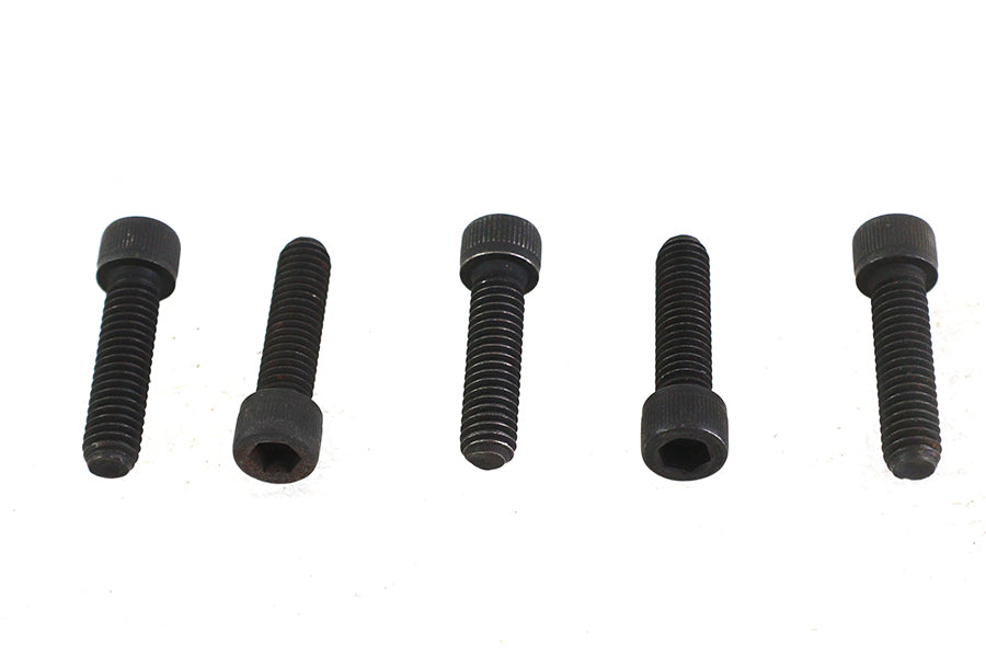 HARLEY 5/16 inch-18 X 1-1/4 inch Allen Socket Cap Screw Black Fits 0-  All, models