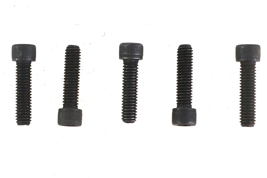 HARLEY 5/16 inch-18 X 1-1/4 inch Allen Socket Cap Screw Black Fits 0-  All, models