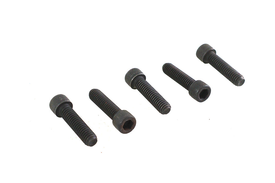 HARLEY 5/16 inch-18 X 1-1/4 inch Allen Socket Cap Screw Black Fits 0-  All, models