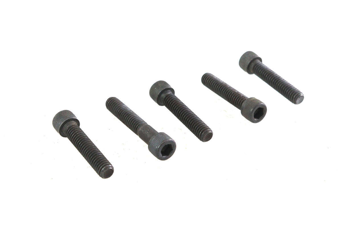ハーレー 5/16インチ-18 x 1-3/4インチ 六角穴付きボルト 黒 0-全モデル対応