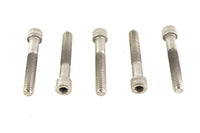 HARLEY 1/4 inch-20 x 1-5/8 inch Allen Socket Cap Screw Stainless St Fits 0-  All, models