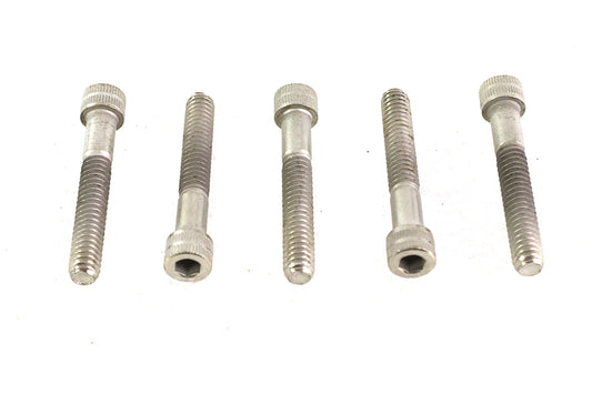 HARLEY 1/4 inch-20 x 1-5/8 inch Allen Socket Cap Screw Stainless St Fits 0-  All, models
