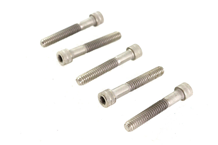 HARLEY 1/4 inch-20 x 1-5/8 inch Allen Socket Cap Screw Stainless St Fits 0-  All, models